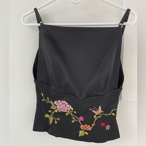 Vintage Mandalay top with boned corset waist